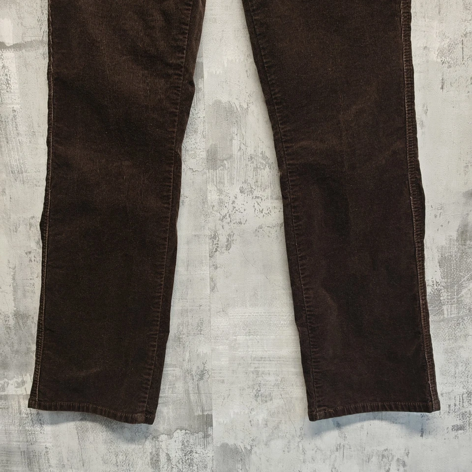 Calvin Klein Jeans Corduroy Trousers Brown Size 10 Fit W33 L32 Low Rise CK Pants - Image 4 of 4