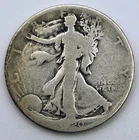 1920-s Walking Liberty Half Dollar 50 Cents 90% Silver San Francisco Mint