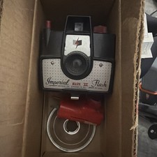 Vintage Camera Imperial Mark XII Flash 1950's Camera With All Parts Manuals