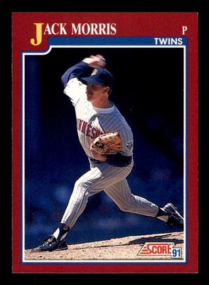 1991 Score Rookie & Traded #74T Jack Morris