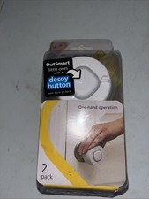 Safety 1st OutSmart Knob Covers 2 Pack White New Decoy Button