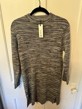 Vestito donna maglione Zara nuovo con etichetta, grigio antracite, taglia 13-14