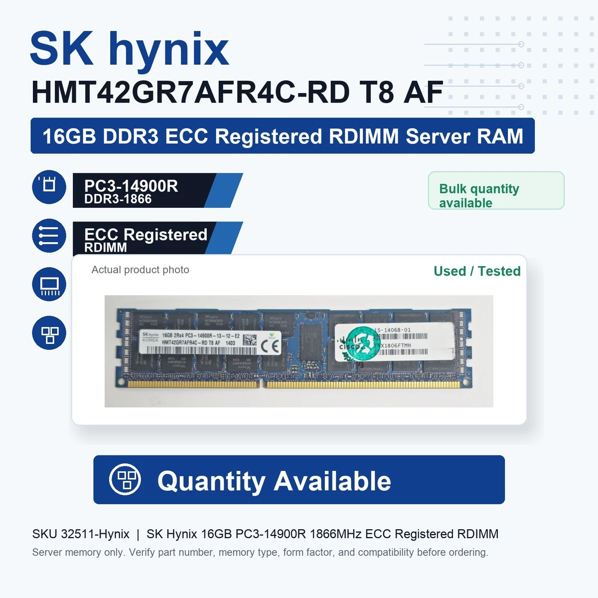 64 GB Total Capacity DDR3 SDRAM Computer Memory (RAM) for sale - eBay
