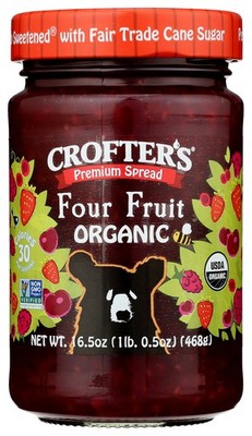 Crofter'S Organic Premium Four Fruit Spread 16.5 Oz