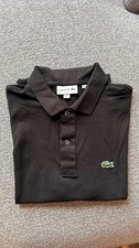Lacoste Men  s Polo Slim Fit - US Large - FR 5 - Black