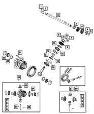 Genuine Mopar Drive Pinion Bearing Shim 68014932AA