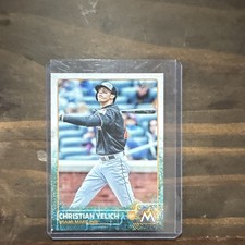 Topps 2015 #178 Christian Yelich Rookie Miami Marlins Baseball Trading Card. rookie card picture