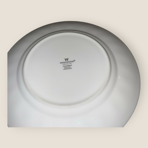 "4 platos de ensalada Wedgwood Colisseum 8"" blanco inglés hueso chino buen estado" - Imagen 11 de 11