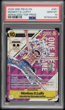 2026 ONE PIECE PROMOS 061 MONKEY D. LUFFY 770/1000 PSA 10