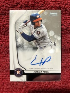 Jeremy Pena 直筆サイン　auto 2018 Panini WBC Jeremy Pena Autograph | eBay