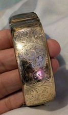 Antique Rolled Gold Bangle 1/5th 9ct RG L & Co 37.2g AF some dings 