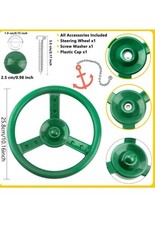 6 Pack Playground Steering Wheel Plastic Swingset Ship Wheel Playset Primary Col