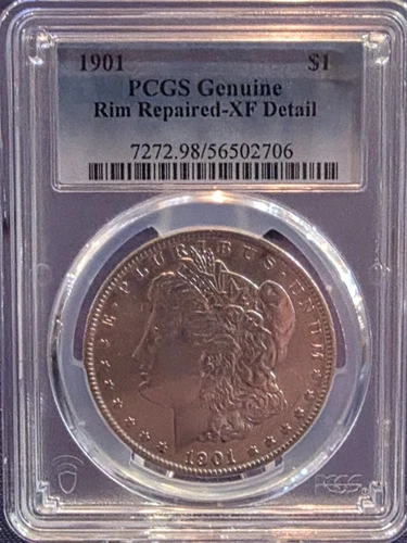 1901-P  Morgan Silver Dollar Rare Key Date Mint XF Detail PCGS G/S Graded 01/26!