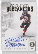 2017 Panini Encased Scripted Signatures Gold 5/10 Jeremy McNichols Auto 1s6