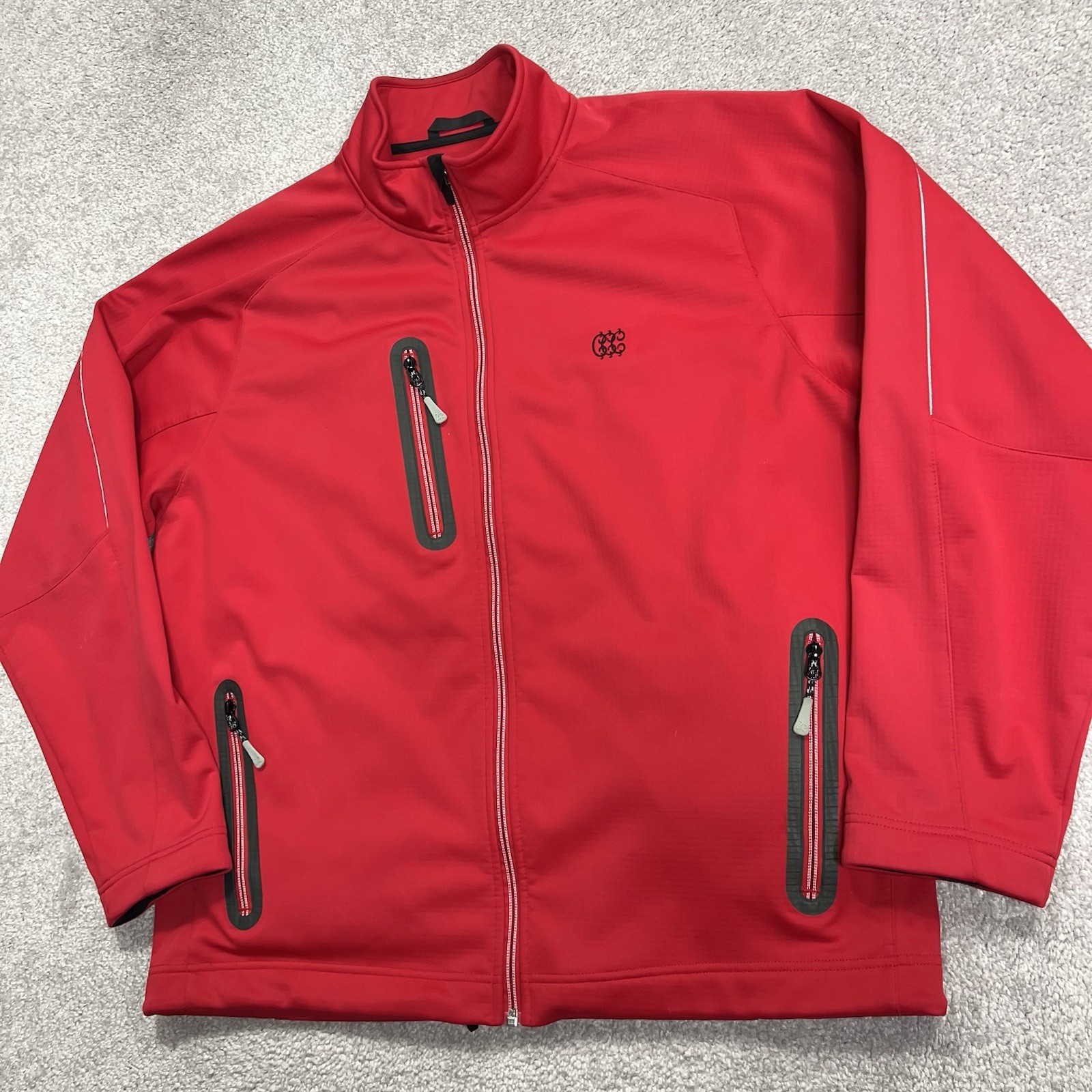 Zero Restriction Jacket Men Large Red SoftShell F… - image 2