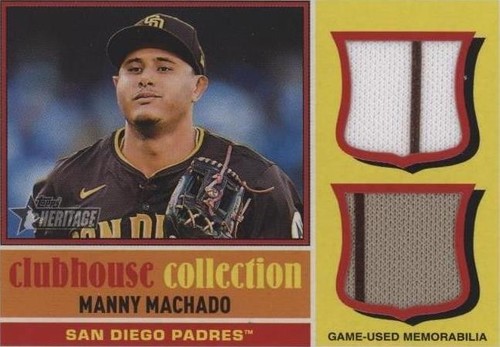 2025 Topps Heritage - Manny Machado Relic #CCR-MM Clubhouse 