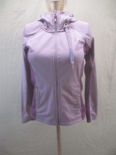 The North Face Size S Womens Purple Hooded Full Zip Pocket Activewear Jacket 555