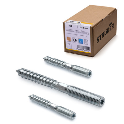 Stockschrauben mit TORX STAHL VERZINKT Stockschraube M8 / M10 diverse Längen