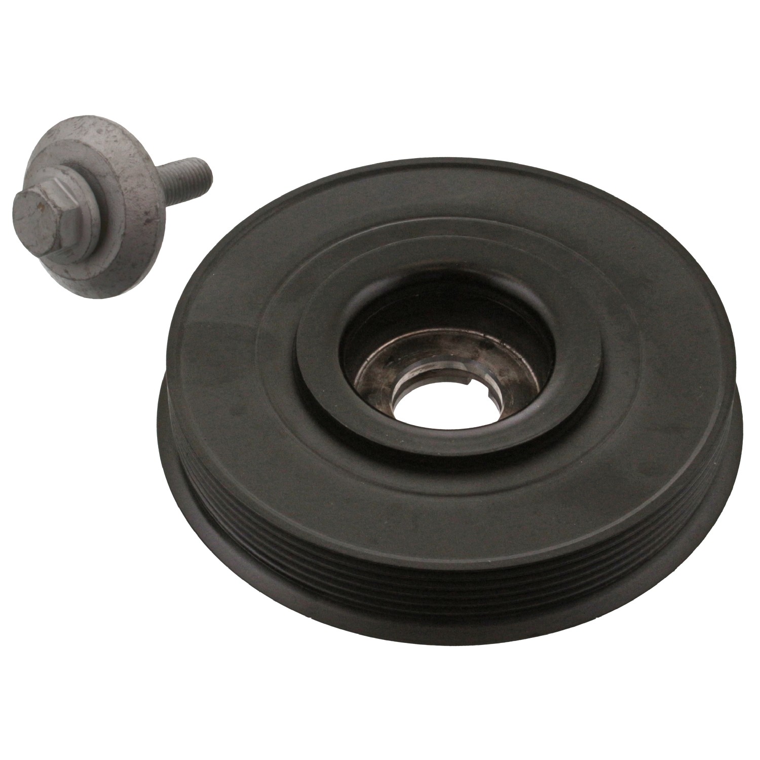 Crankshaft Pulley fits FORD FIESTA Mk5 TDCi 1.4D 01 to 10 Belt 1369546 Febi New