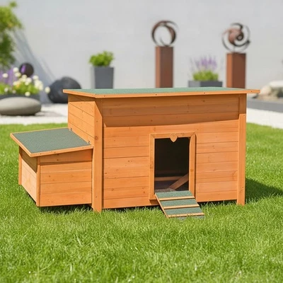 MUCOLA Gallinero gallinas jaula nido de puesta animales pequeños establo jaula para conejos nido de gallinas madera