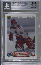 1991-92 Upper Deck Czech World Junior Tournament Ziggy Palffy #97 BGS 8.5 2d8