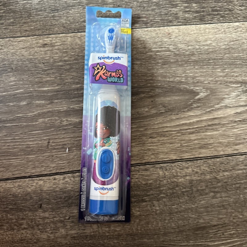Spinbrush Karma's World Kids Electric Toothbrush Battery-Powered Soft New