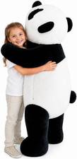 Peluche de panda gigante de 4 pies - Lindo regalo para niños y bebés
