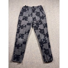 Walt Disney World Parks Mickey Mouse Print Jeans Pants Charcoal Boy Size 13