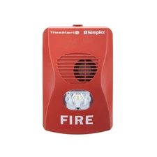 Simplex 59AV-WRF True Alert Red Wall Mount Addressable LED Horn/Strobe "FIRE”
