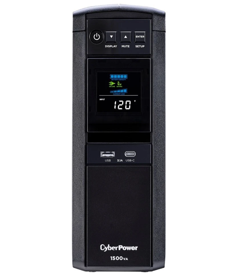 CyberPower GX1500U-R Gaming 1500VA 12 Steckdosen LCD USV - Zertifiziert Refurbished