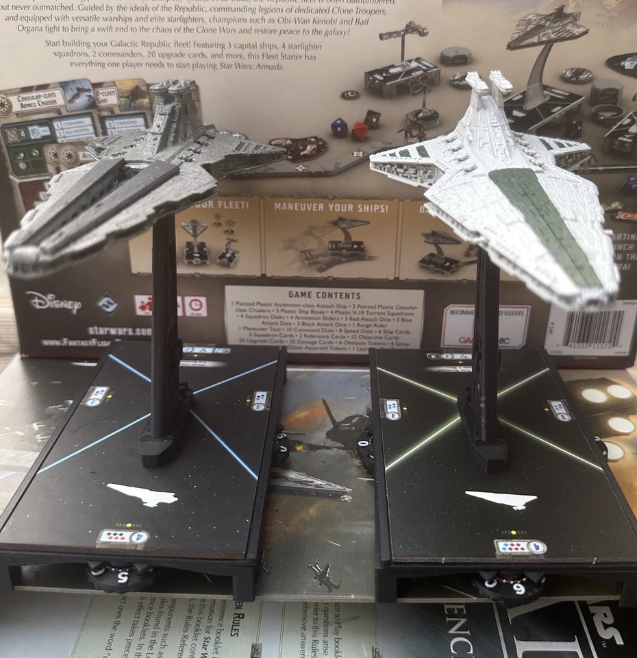 Star Wars Armada Venator Class Star Destroyer(fully painted) - Image 2 of 4