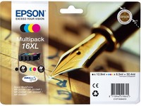 Epson C13T16364012 Epson Tinte 16XL FüR Epson Workforce 2010/2510, Multipack Xl