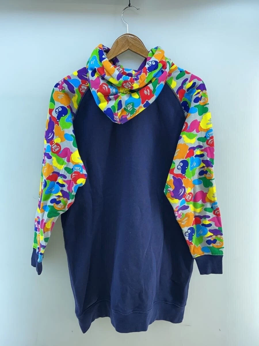 A BATHING APE (BAPE) Felpa con cappuccio A BATHING APE navy S usata