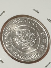 1985 SINGAPORE 10 TEN CENT COIN