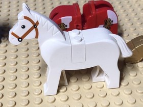 LEGO (8) Minifigures & Horse From 7946 King&rsquo;s Castle. Lion King, Dragon Knight