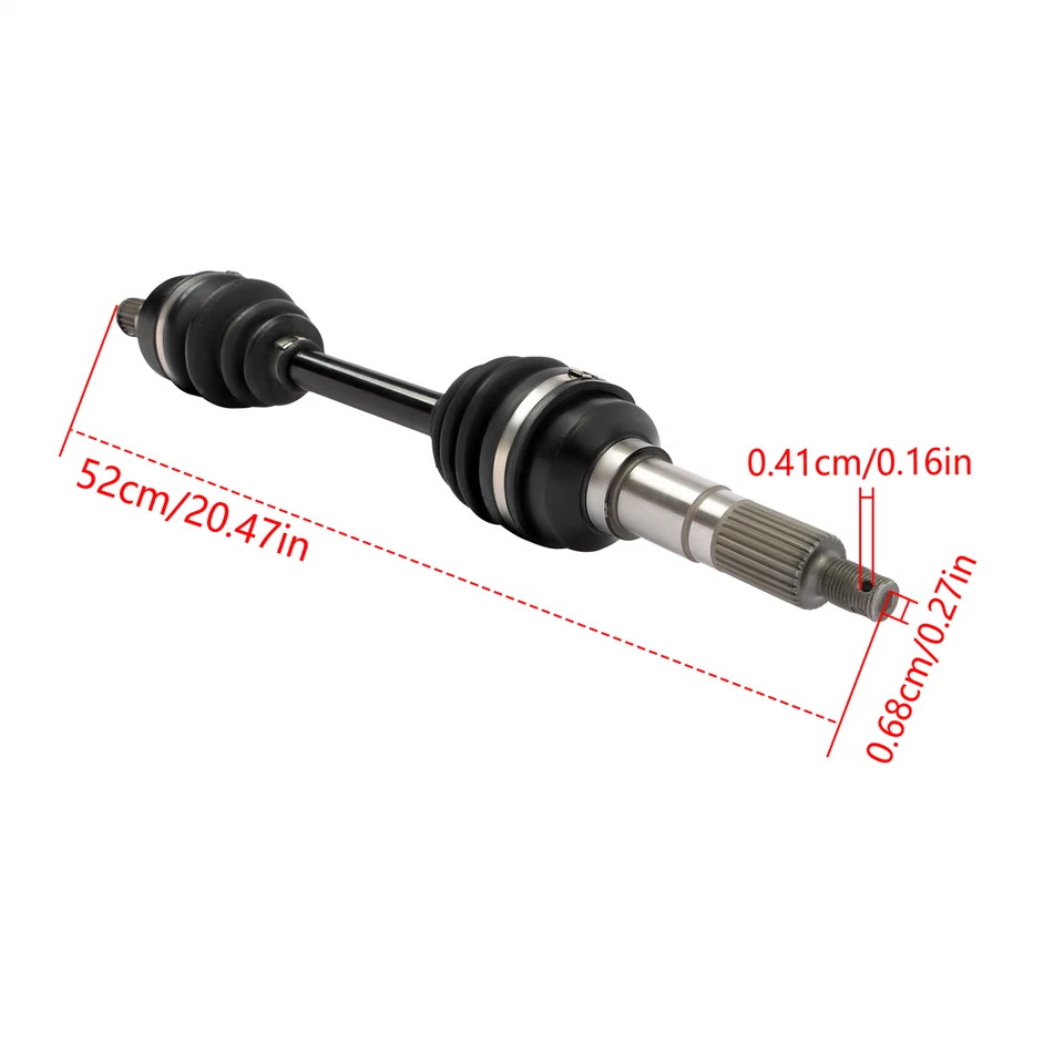 Front Right and Left CV Axles Drive Shaft For Yamaha Kodiak 400 1993-1998 - Image 2 of 4