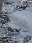 Kim Seybert Christmas Holiday Tree Skirt Sample Sale Gold Silver Beaded-“Quill” — photo 4