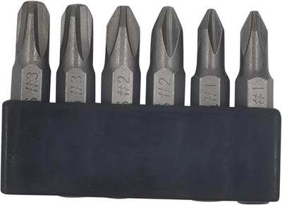 6pc JIS Screwdriver Bit Set Magnetic S2 Steel for Japanese Motorcycles & Cars