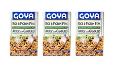 Goya Rice & Pigeon Peas Authentic Caribbean Recipe, (3 Pack, Total of 21oz)