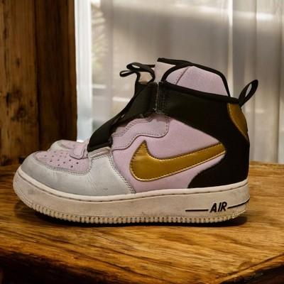 Nike Air Force 1 Highness Flieder Plateau Sneaker UK 5,5 Damen High Top
