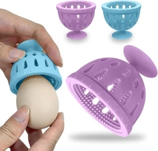 Fresh Egg Cleaning Brush: Silicone Scrubber for Eggs & Veggies,