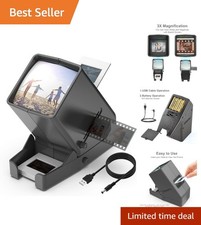 35mm Slide Viewer with 3X Magnification LED Light Portable Film Negatives