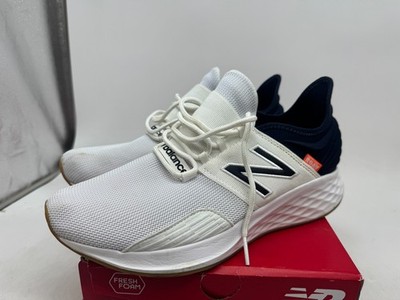 New Balance Men's Fresh Foam Roav V1 Running Shoe White Eclipse Blue Size 9