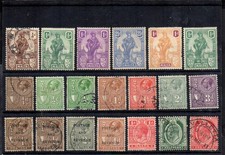 V184 Malta / Malte 1922-28 old definitive stamps small values