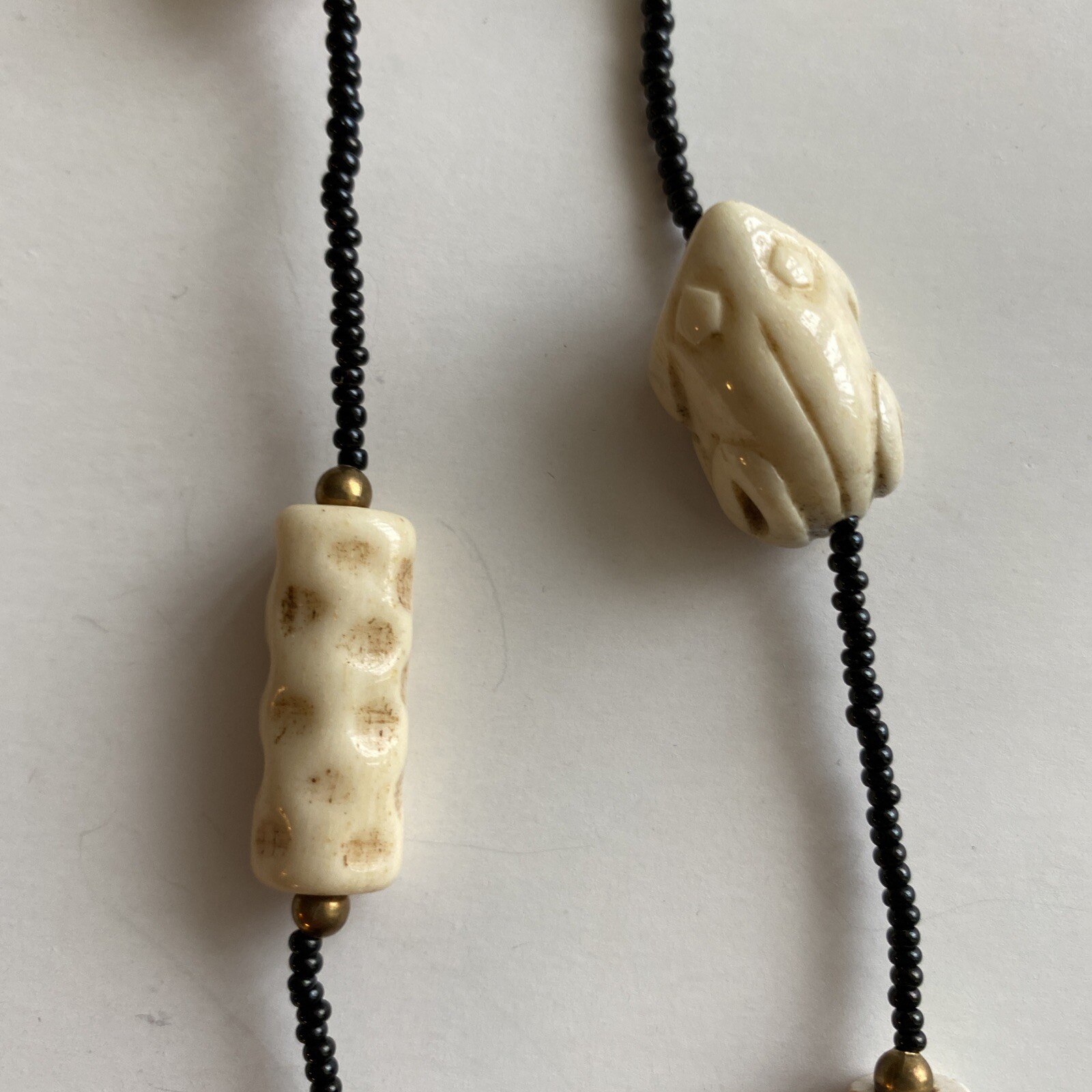 BOHO Style Multi Shape Necklace. Multicolor. 15”C… - image 3