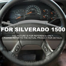 15 Steering Wheel Cover Genuine Leather For Chevy Silverado 1500 2500 Hd