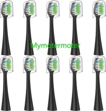 10x Brush Heads compatible with Smile Bright Store Platinum Sonic Toothbrush MYS