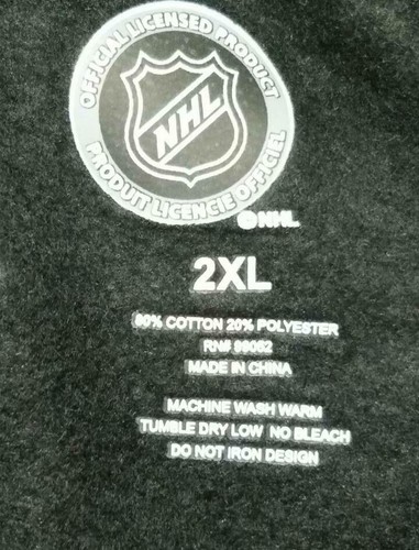 NEW OTTAWA SENATORS PULLOVER SWEATSHIRT HOODIE MEN SIZE XXL BLACK HOCKEY NHL - Picture 4 of 4