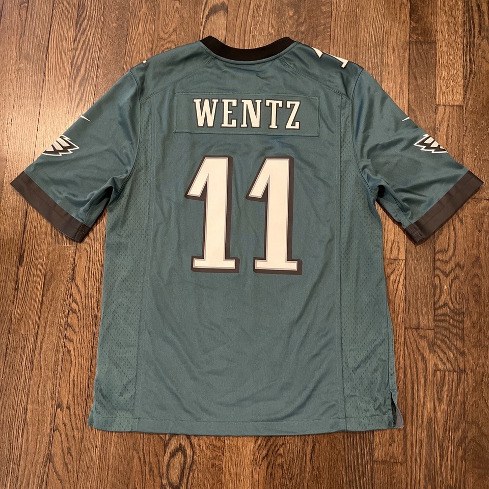 Philadelphia Eagles Jersey Wentz Large Nike Green eBay