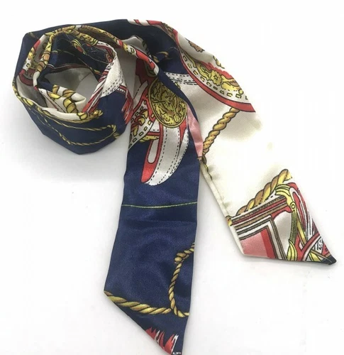 Tuch Seidentuch Tasche Schal Satin Band Haarband Schleife Bandana Krawatte   - Bild 19 von 26